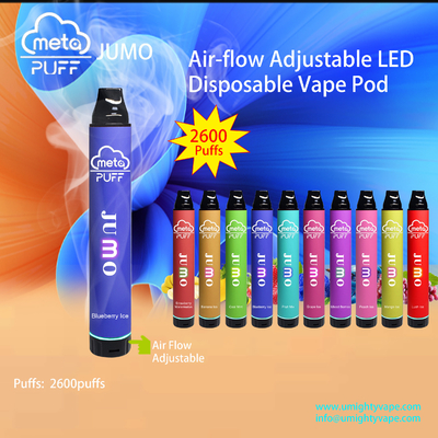 Il LED accende 20mg E Juice Disposable Vape Pod With che il flusso d'aria regola