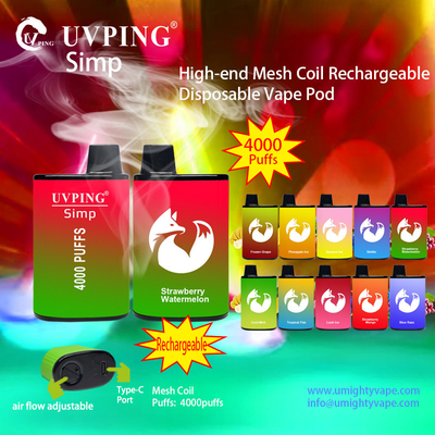 L'OEM 10 condisce Mesh Coil Disposable Svapo Support ha personalizzato il logo